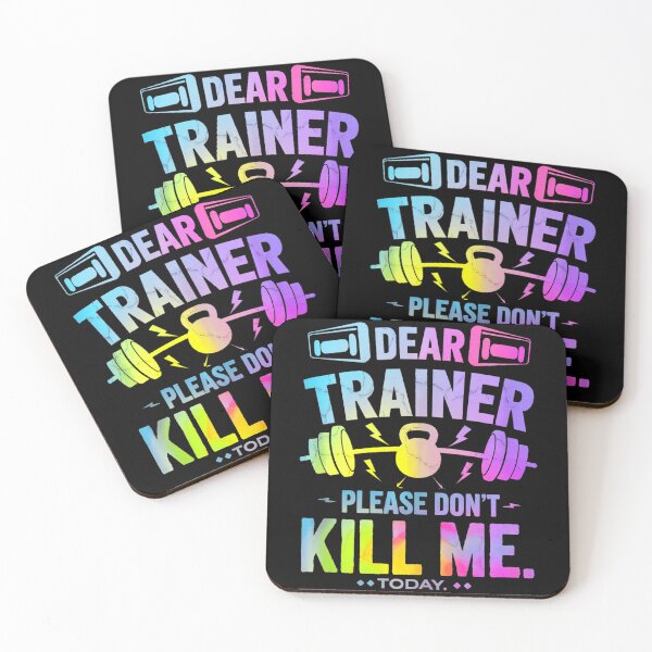 Item preview, Dear Trainer Please Don’t Kill Me Funny Gym Workout designed and sold by eliramaison.