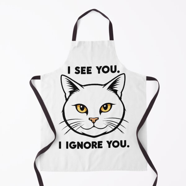 Item preview, Indifferent Cat I See You I Ignore You designed and sold by DetalleXL.