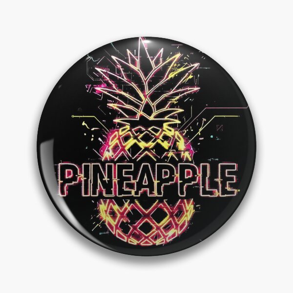 Artikelvorschau, Ananas-Glitch entworfen und verkauft von Birdie and Flynn.
