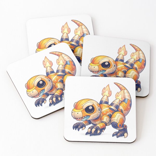 Item preview, Cute Dino Robot Kawaii Mecha Design designed and sold by SoftSproutstu.