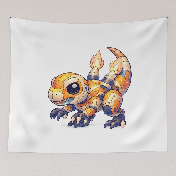 Item preview, Cute Dino Robot Kawaii Mecha Design designed and sold by SoftSproutstu.