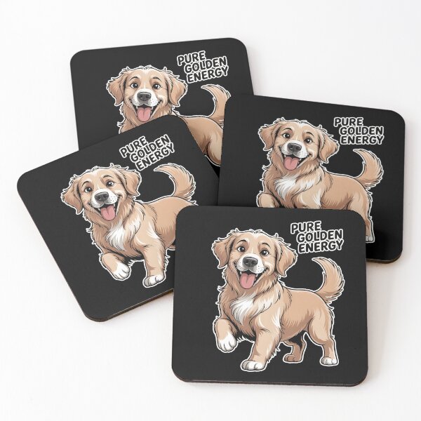 Item preview, Pure Golden Energy Golden Retriever Cute Happy Dog Shirt designed and sold by ImaginedSpace7.