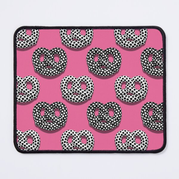 Item preview, Polka dots pretzels pink background designed and sold by Tatiana Ribeiro.