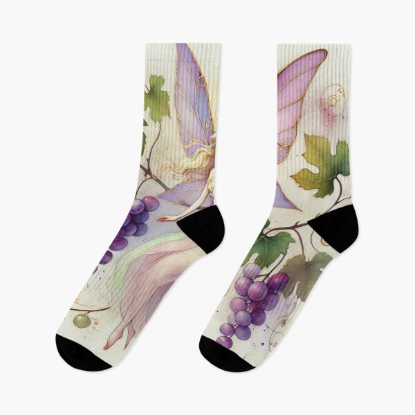Item preview, Pastel Vineyard Fairy Watercolor Art designed and sold by Oonward2021.