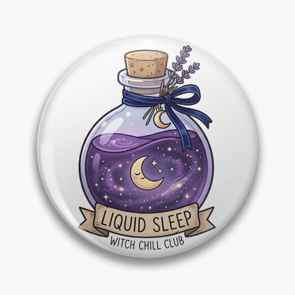 Item preview, Witch Chill Club Liquid Sleep Magic Potion Sticker designed and sold by TheLazyVibe.