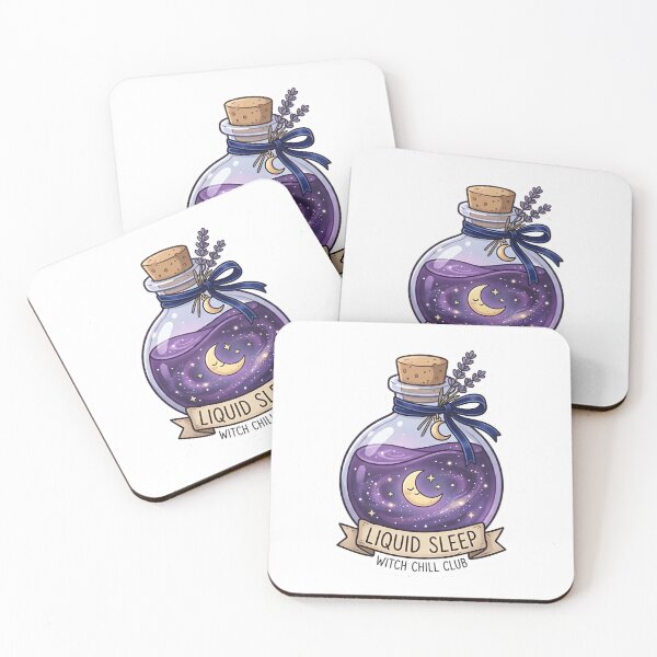 Item preview, Witch Chill Club Liquid Sleep Magic Potion Sticker designed and sold by TheLazyVibe.