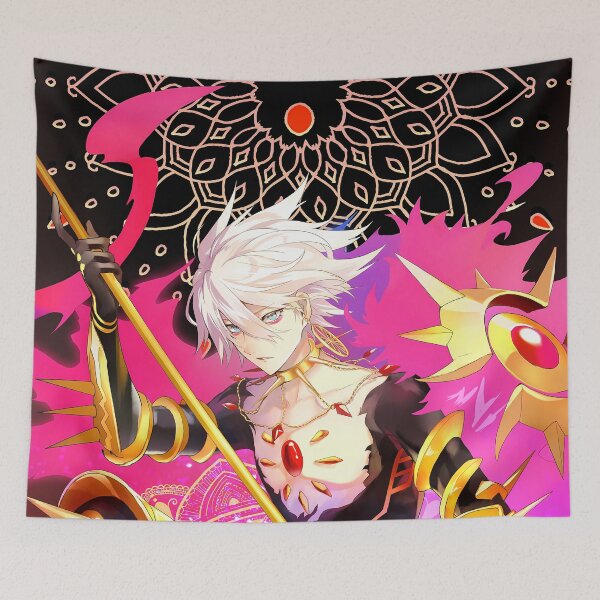 Item preview, Red Lancer Karna Fate Grand Order Dark Crimson Warrior Anime Power Surge designed and sold by TanglenRabbit.