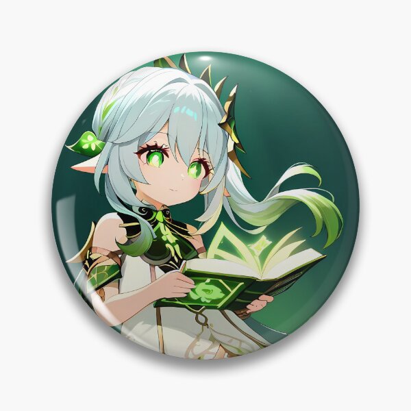 Item preview, Nahida Genshin Impact Forest Magic Book Glow designed and sold by TanglenRabbit.