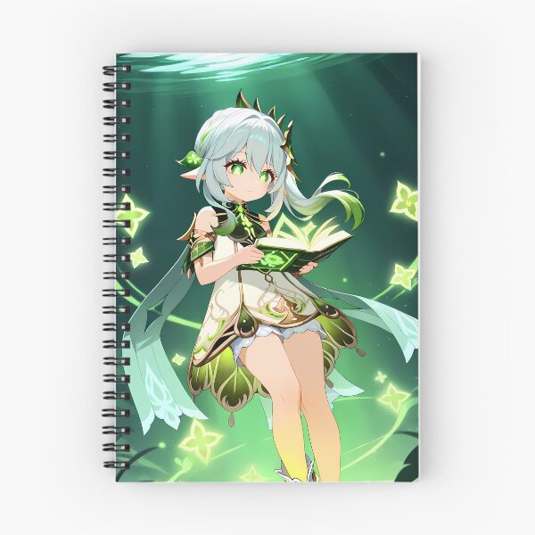 Item preview, Nahida Genshin Impact Forest Magic Book Glow designed and sold by TanglenRabbit.