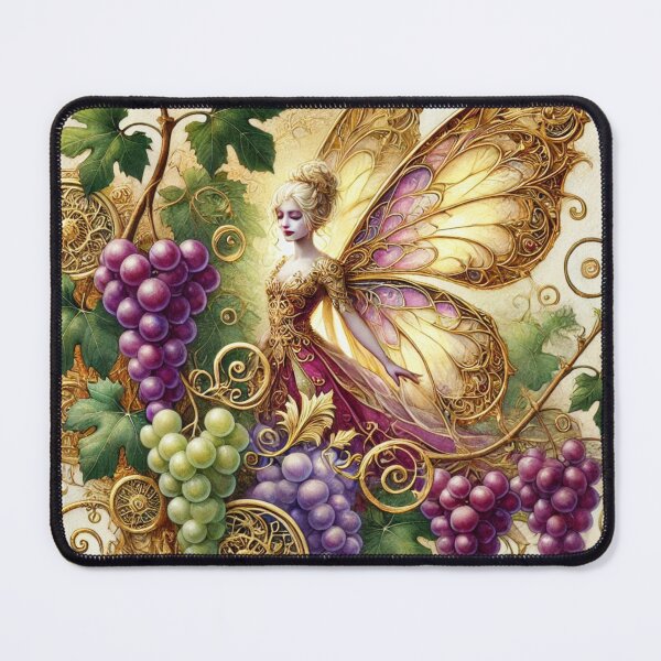 Item preview, Golden Vineyard Fairy Art Nouveau Fantasy designed and sold by Dream Bloom Gallery.