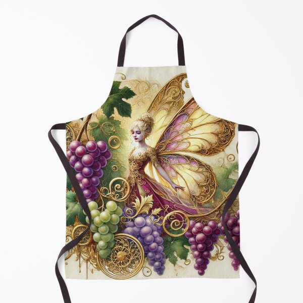 Item preview, Golden Vineyard Fairy Art Nouveau Fantasy designed and sold by Oonward2021.