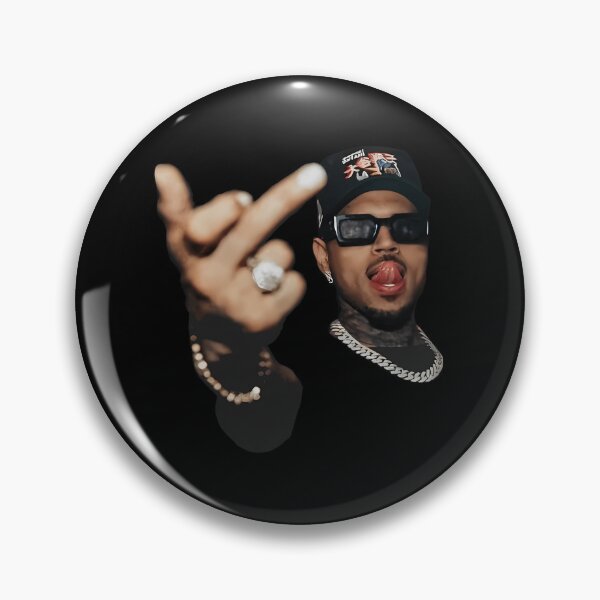 Item preview, Chris Brown Middle Finger - Funny Humorous Best Gift Idea For Fans Lovers Women Men World Music Tour Concert Pop Art Rnb Festival Wear Outfit Rb Hip-Hop Xx V2 Breezy Bowl  designed and sold by chaos77store.