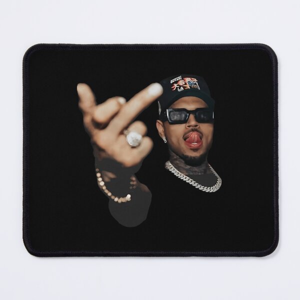 Item preview, Chris Brown Middle Finger - Funny Humorous Best Gift Idea For Fans Lovers Women Men World Music Tour Concert Pop Art Rnb Festival Wear Outfit Rb Hip-Hop Xx V2 Breezy Bowl  designed and sold by chaos77store.