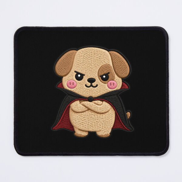 Item preview, Cute Evil Puppy – Kawaii Villain Dog Embroidery Patch Dark Humor Design designed and sold by ColorSplash123.