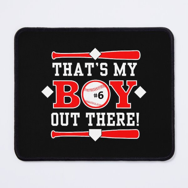 Item preview, That’s My Boy Baseball Number 6 Proud Baseball Parent designed and sold by miaa-artistshop.