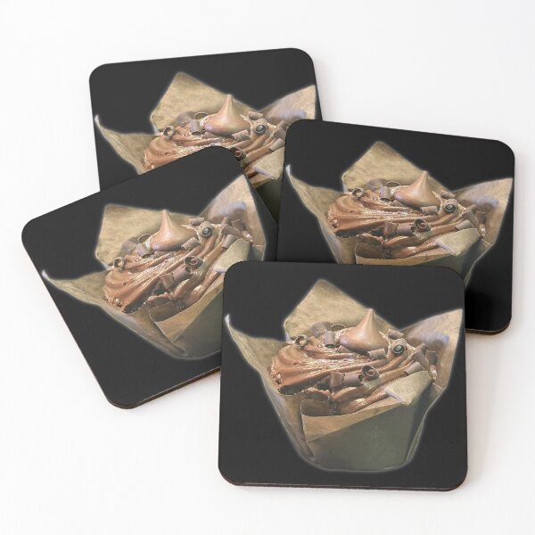 Item preview, Chocolate Cupcake with Chocolate Curls – Bakery Dessert Photography designed and sold by aadventures.