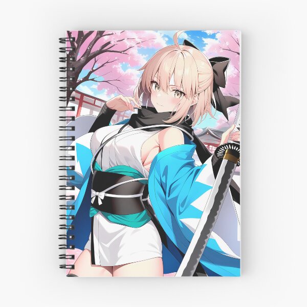 Item preview, Sakura Saber Okita Souji Fate Grand Order Anime Girl Waifu Shrine Japan Blossom designed and sold by TanglenRabbit.
