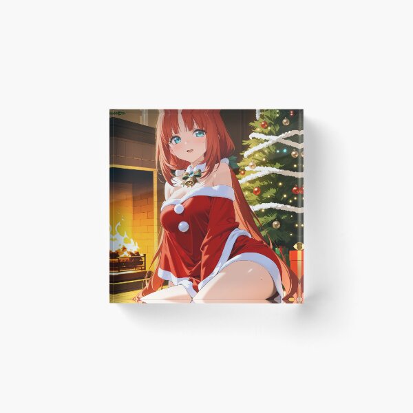 Item preview, Nilou Genshin Impact Cozy Christmas Hearth Portrait designed and sold by TanglenRabbit.