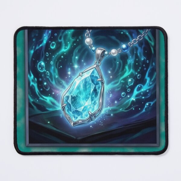 Item preview, Custom Yu-Gi-Oh! Spell Card, Aquamarine Necklace designed and sold by Uniqueartai.