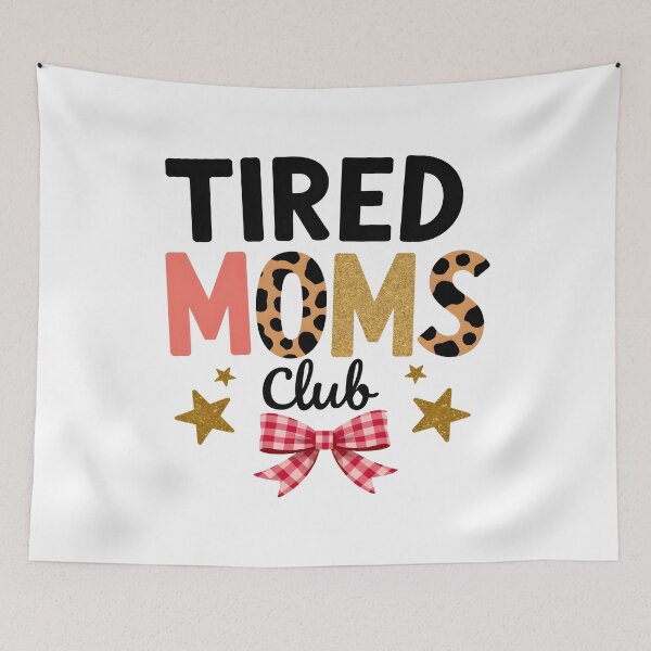 Item preview, Funny Tired Moms Club Cool Mommy Mothers Day Birthday Mothers Day Gift for Mama Wife designed and sold by ArtDesignerHub.