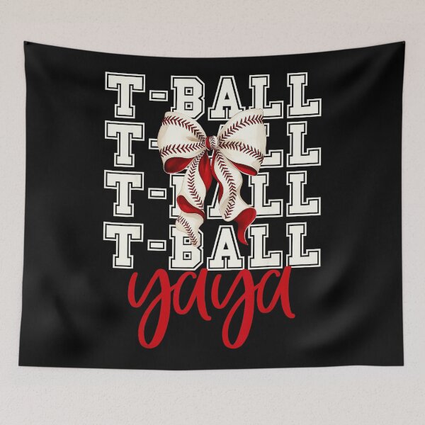 Item preview, TBall Yaya Baseball Bow Cute Tball Grandma  designed and sold by miaa-artistshop.