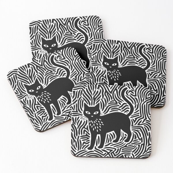 Item preview, Black Cat Pattern designed and sold by Chrisseee.