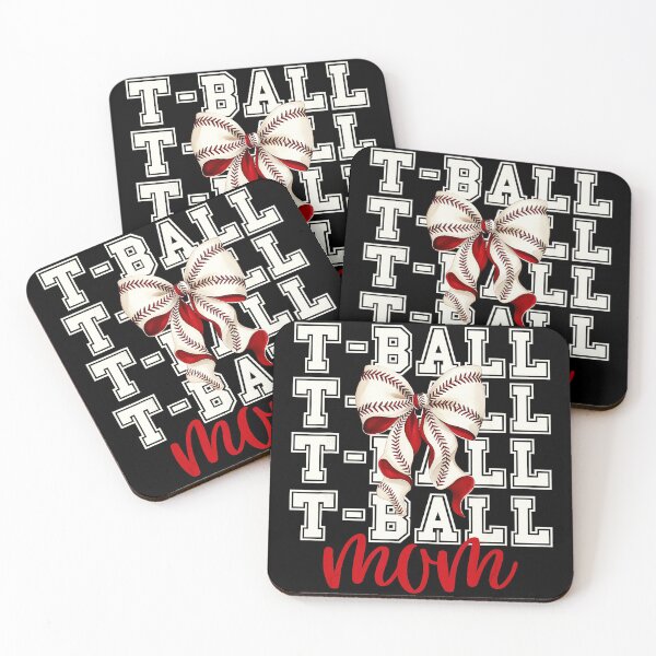 Item preview, T Ball Mom Baseball Bow Cute Teeball  designed and sold by miaa-artistshop.