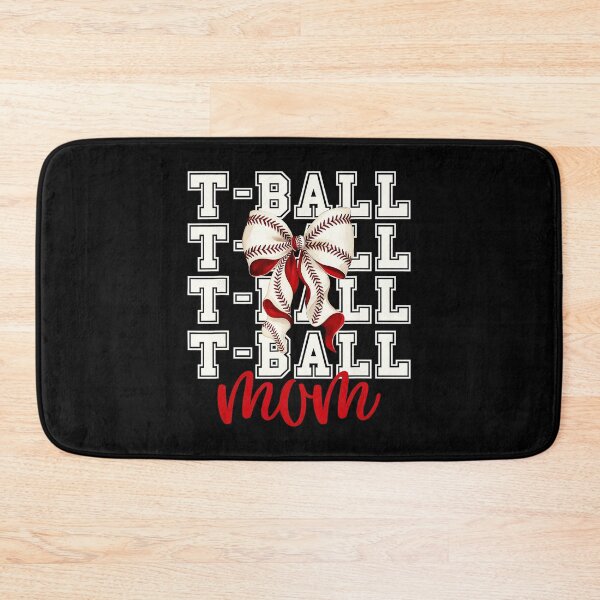 Item preview, T Ball Mom Baseball Bow Cute Teeball  designed and sold by miaa-artistshop.