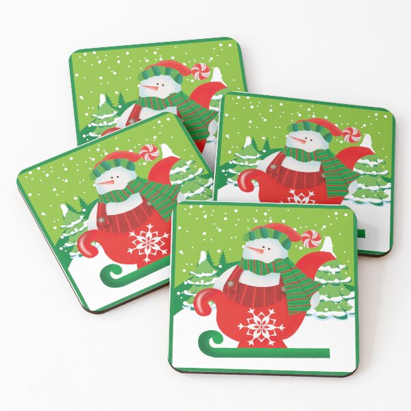 Item preview, Snowman Christmas Teacup Winter Holiday Cute Art designed and sold by PrintsByDali.