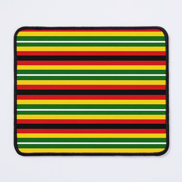 Item preview, Vibrant Zimbabwe Flag Inspired Striped Pattern designed and sold by zenjiinspired.