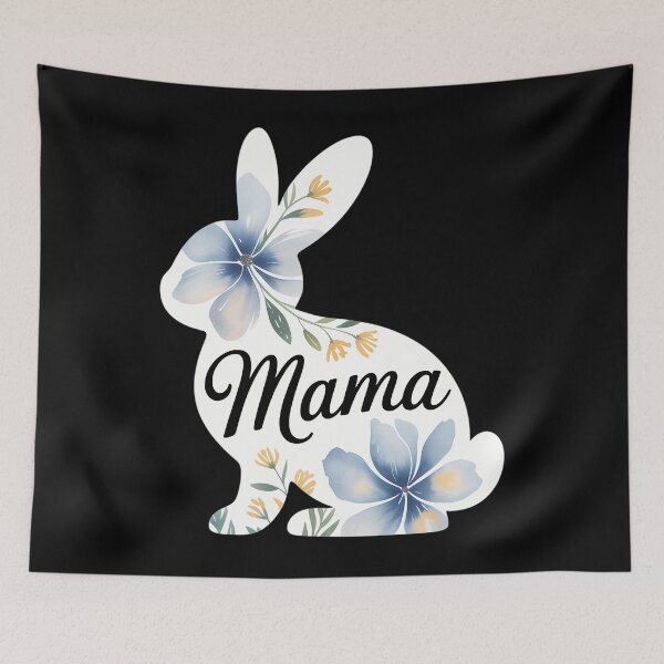 Item preview, Mama Bunny Floral Flower Cute Bunny Mom Mommy Easter Day designed and sold by Formatage.