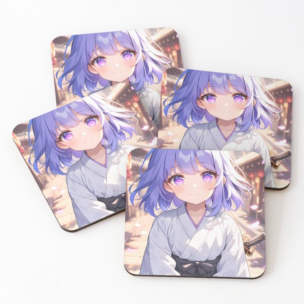 Item preview, Mizore Yoroizuka Sound Euphonium Chibi Waifu Pastel Sakura Smile designed and sold by TanglenRabbit.