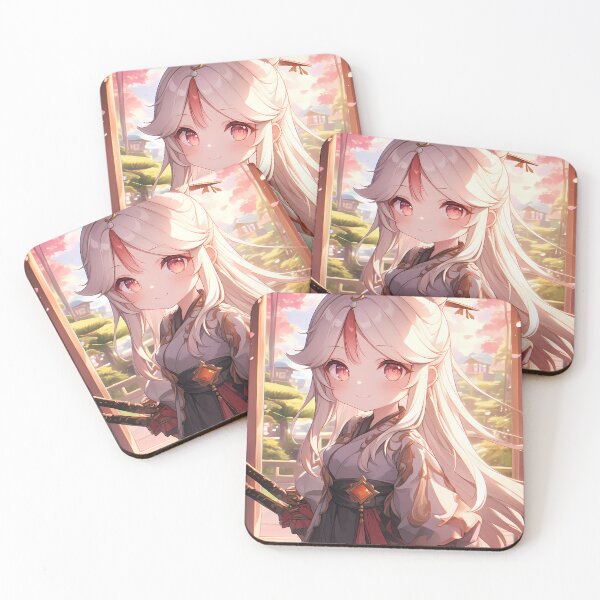 Item preview, Ningguang Genshin Impact Chibi Elegant Sakura Pastel designed and sold by TanglenRabbit.