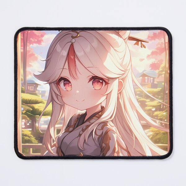 Item preview, Ningguang Genshin Impact Chibi Elegant Sakura Pastel designed and sold by TanglenRabbit.