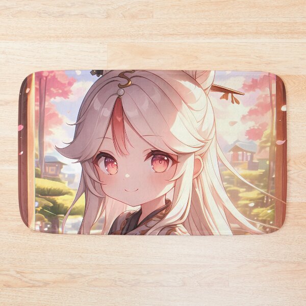 Item preview, Ningguang Genshin Impact Chibi Elegant Sakura Pastel designed and sold by TanglenRabbit.