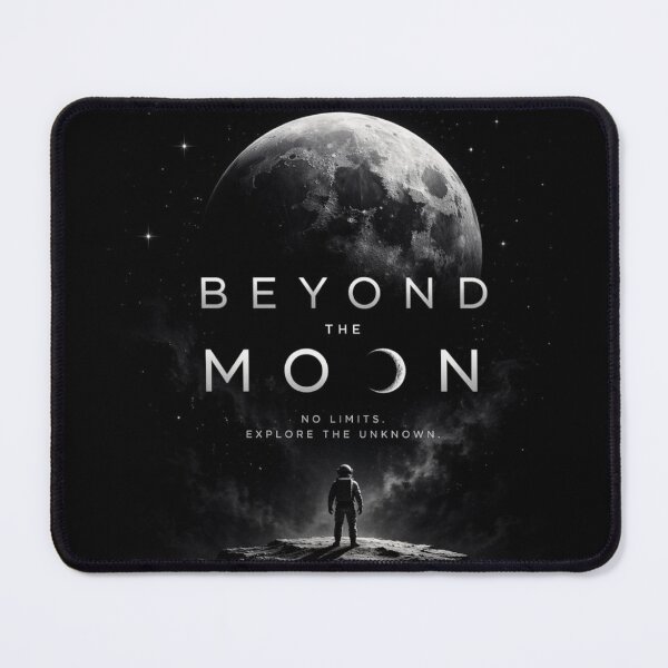 Item preview, Beyond The Moon – Minimalist Space Aesthetic T-Shirt | Cosmic Explorer Design designed and sold by wanado.