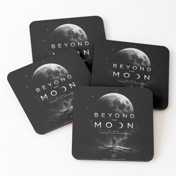 Item preview, Beyond The Moon – Minimalist Space Aesthetic T-Shirt | Cosmic Explorer Design designed and sold by wanado.