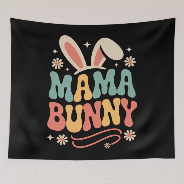 Item preview, Mama Bunny Groovy Bunny Mom Mommy Happy Easter Day designed and sold by Formatage.