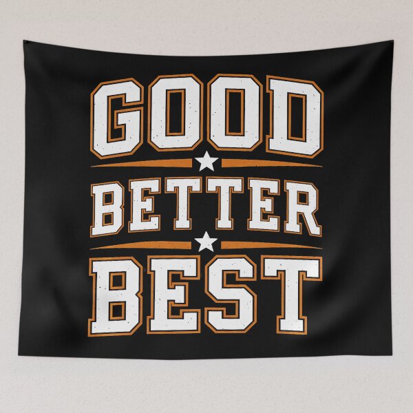 Item preview, Good Better Best Motivational Gym Quote  designed and sold by eliramaison.