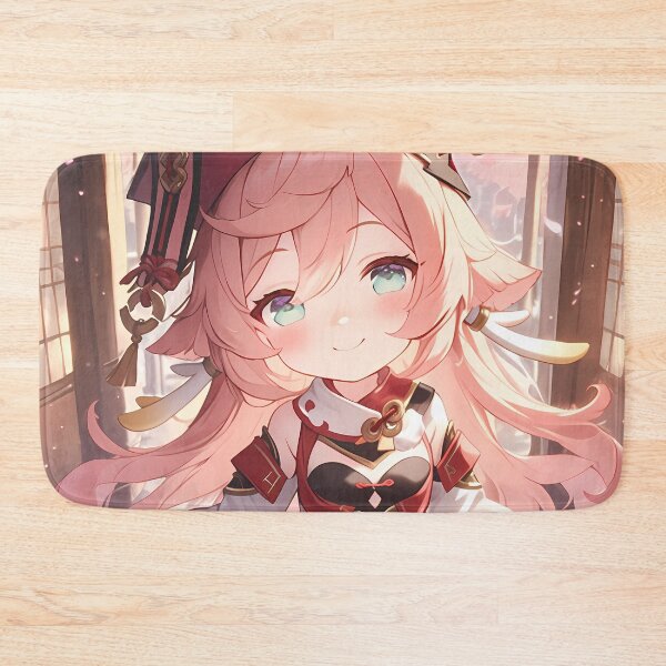 Item preview, Yanfei Genshin Impact Chibi Pastel Sakura Warm Glow designed and sold by TanglenRabbit.