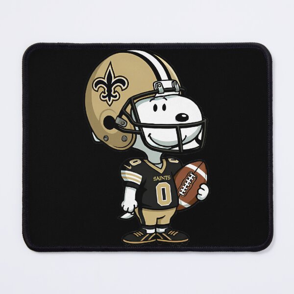 Item preview,  Snoopy Holding Football In New Orleans Jersey designed and sold by ArtistLibrary.