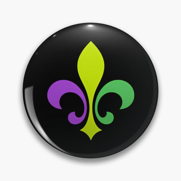 Artikelvorschau, MARDI GRAS GOLD LILA GRÜN FLEUR DE LIS entworfen und verkauft von Formatage.