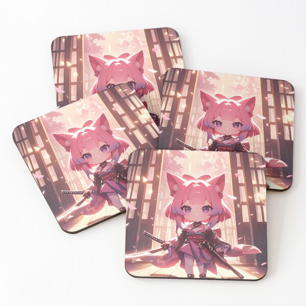Item preview, Sangonomiya Kokomi Genshin Impact Chibi Shrine Glow designed and sold by TanglenRabbit.