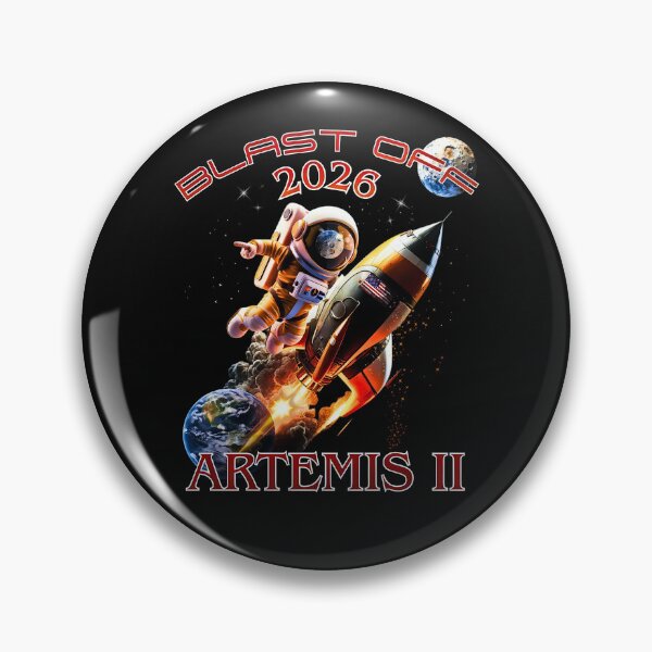 Item preview, Artemis II Blast Off 2026 designed and sold by Tripp Art Studio.