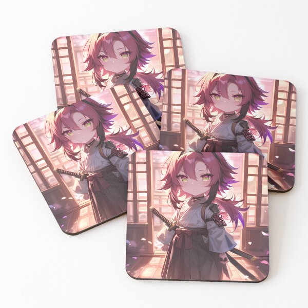 Item preview, Shikanoin Heizou Genshin Impact Chibi Samurai Sakura designed and sold by TanglenRabbit.