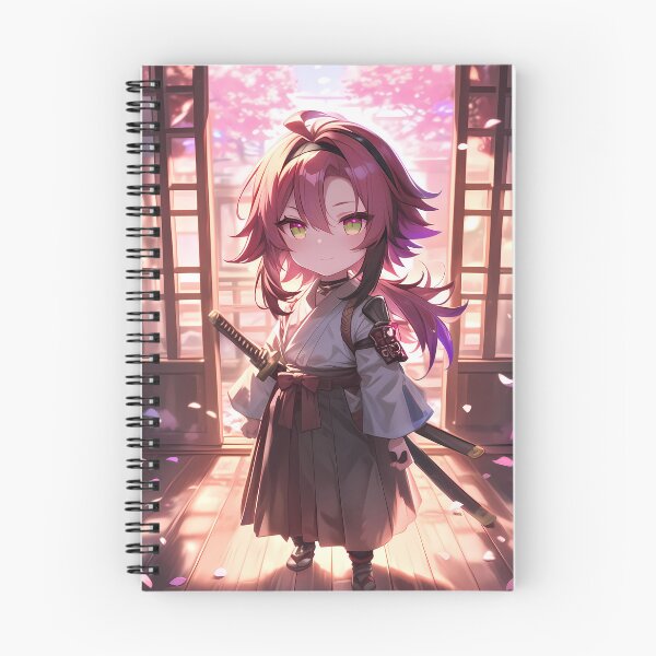 Artikelvorschau, Shikanoin Heizou Genshin Impact Chibi Samurai Sakura entworfen und verkauft von TanglenRabbit.