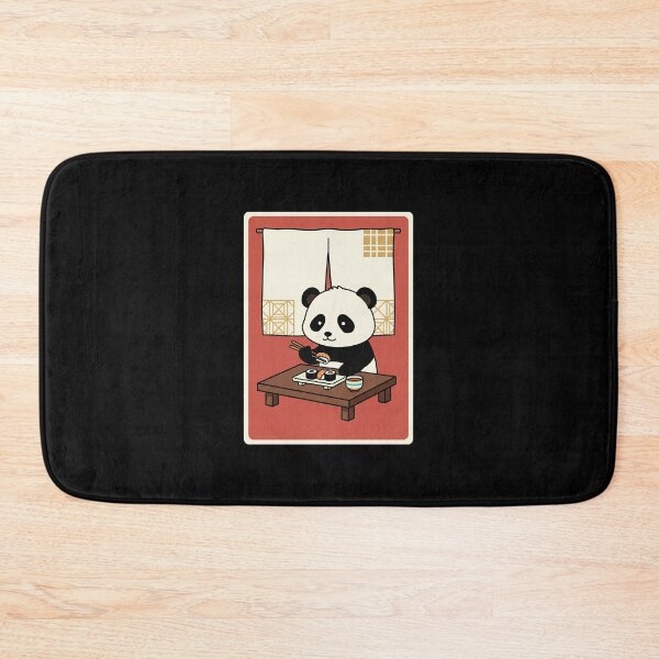 Item preview, Cute Panda Eating Sushi Japanese Aesthetic  designed and sold by JordynLadukeg65.