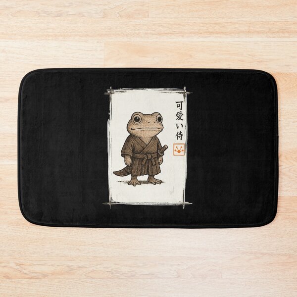 Item preview, Samurai Frog Cute Japanese Style Animal Warrior  designed and sold by titanlevi.