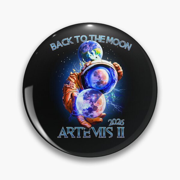 Artikelvorschau, Artemis II Zurück zum Mond entworfen und verkauft von Tripp Art Studio.