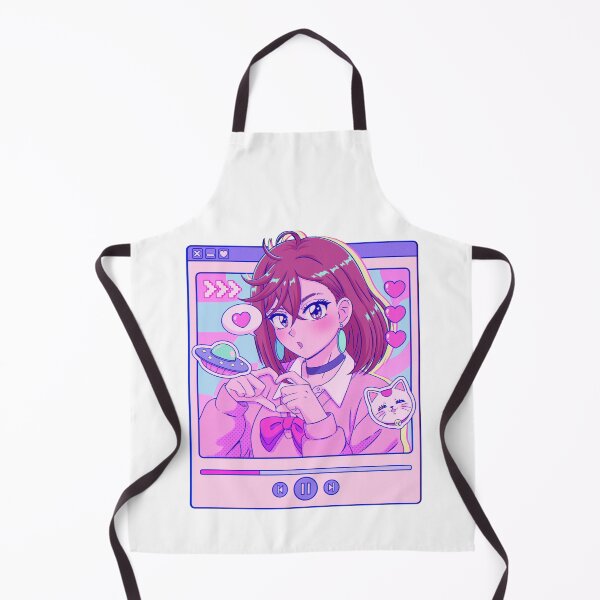 Item preview, Retro-style anime girl designed and sold by vaneillust.